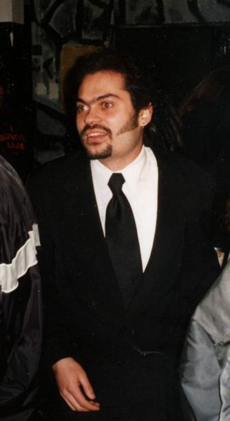 Michl at the Crimson Glory concert, April 2000 in Offenbach/Germany